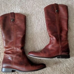 Melissa Button Frye Boots Size 10
